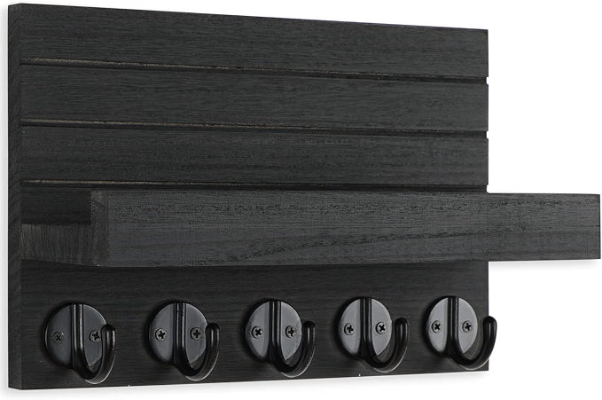 Organizador de pared de madera para llaves y correo