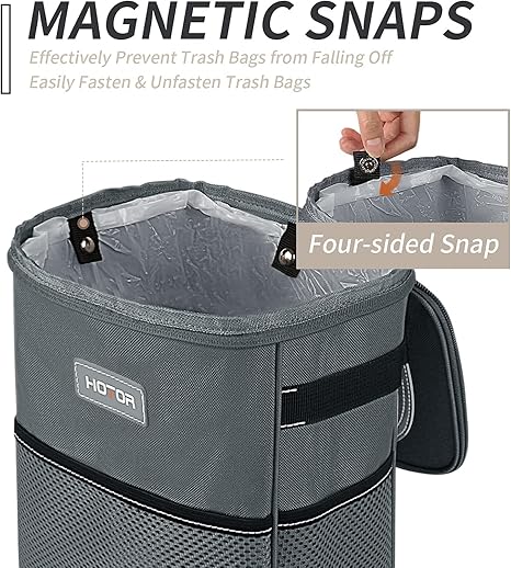Cubo de basura organizador para el interior del coche