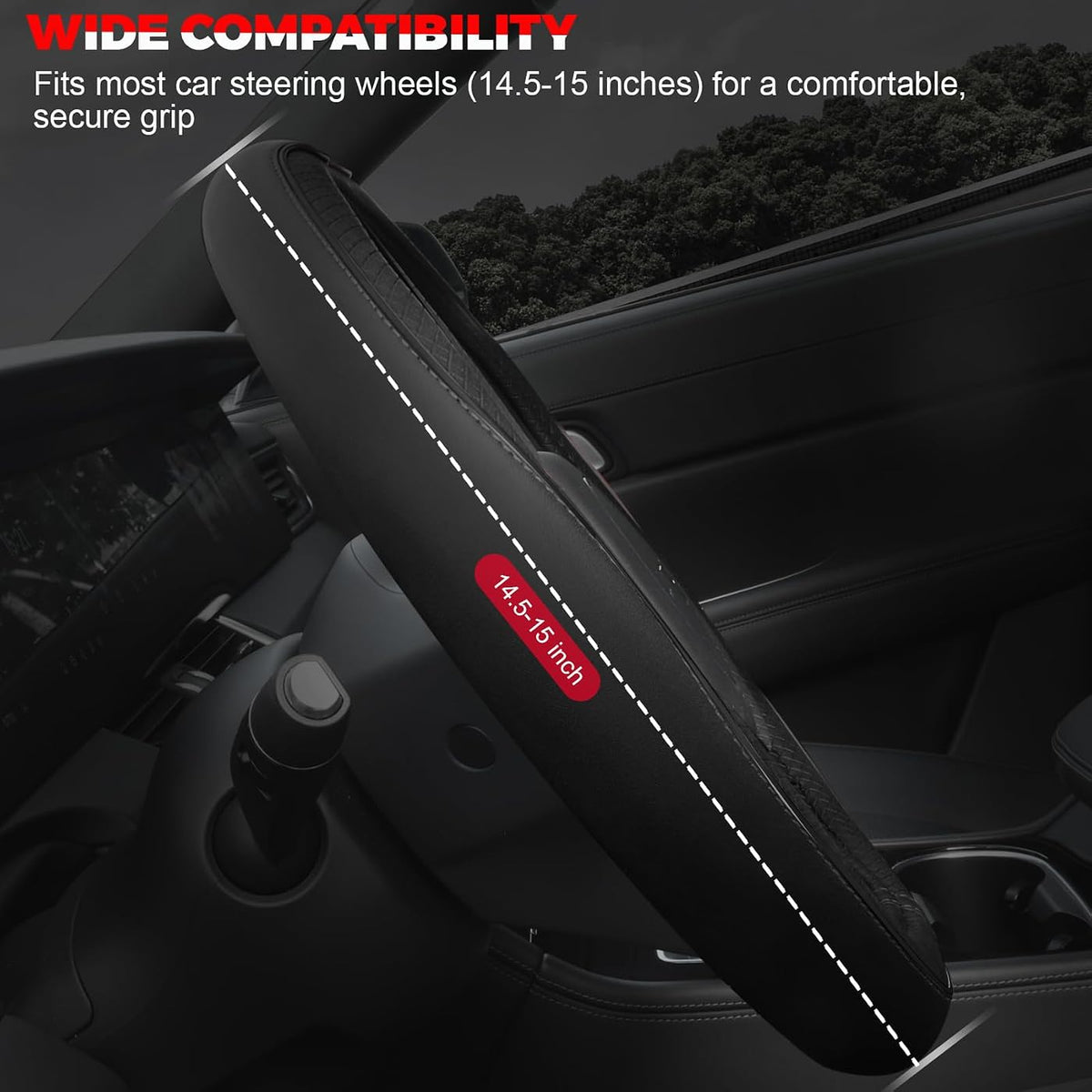 Funda cubrevolante con costuras reforzadas
