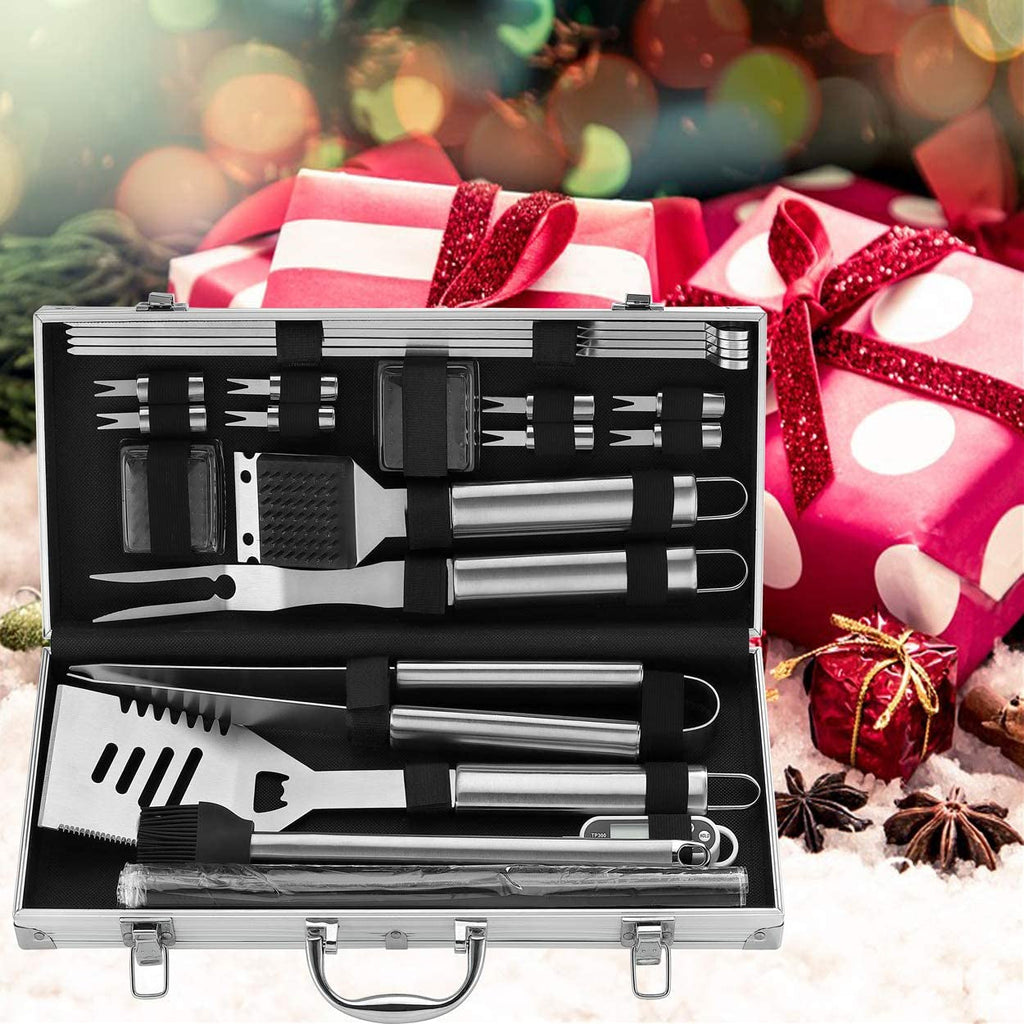 Set de utensilios para barbacoa listo para regalar