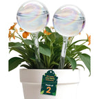 Bulbos de riego automático de cristal iridiscente pack de 2