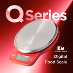 Balanza digital de cocina con plataforma de acero inoxidable