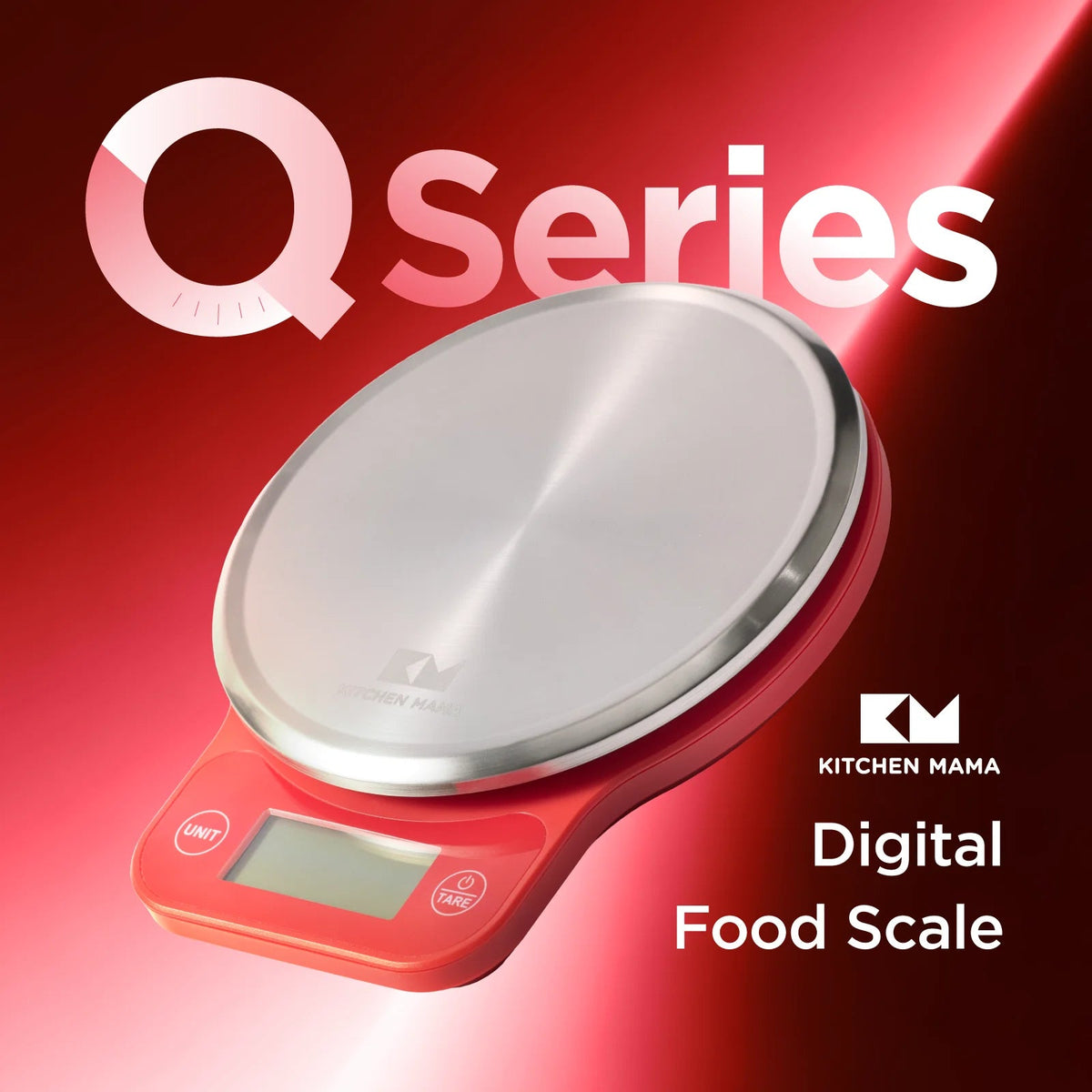 Balanza digital de cocina con plataforma de acero inoxidable