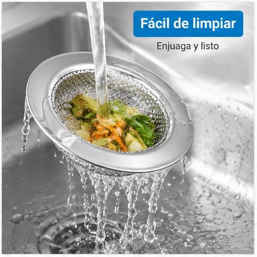 Coladores de acero inoxidable para bacha – Pack de 2