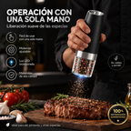 Molinillo eléctrico automático para sal y pimienta