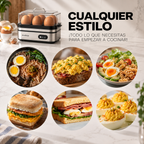 Cocedor eléctrico de huevos y tortillas con apagado automático