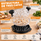 Triturador manual de pollo y carne por torsión