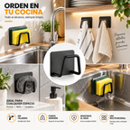 Soportes de esponja de acero inoxidable para bacha – Pack de 2