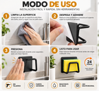 Soportes de esponja de acero inoxidable para bacha – Pack de 2