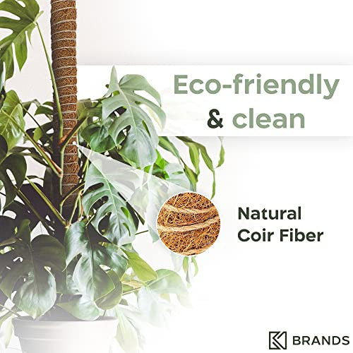 Tutor de fibra de coco ecológico y limpio