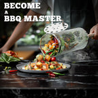 Mango de madera extraíble de la cesta rodante