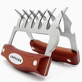 Garras de acero inoxidable para deshebrar carne, set de 2
