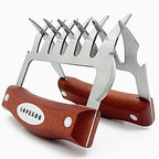 Garras de acero inoxidable para deshebrar carne, set de 2